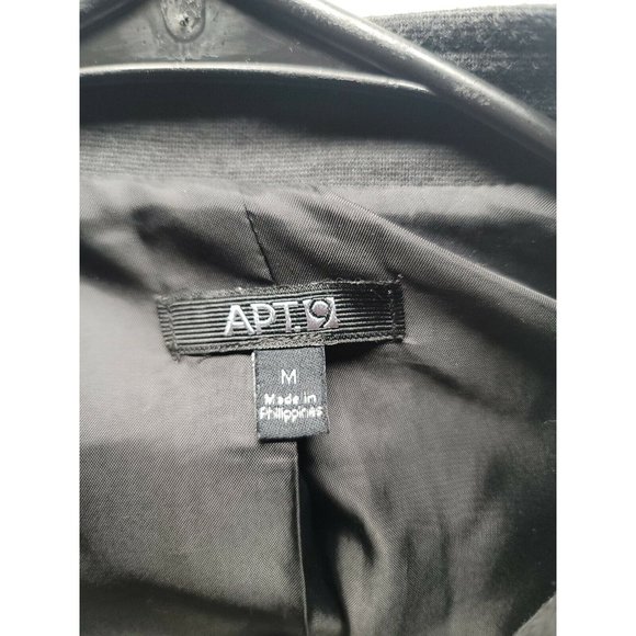 Apt 9 Gray Button Up Long Sleeve Military Style Jacket Size M - Picture 3 of 5